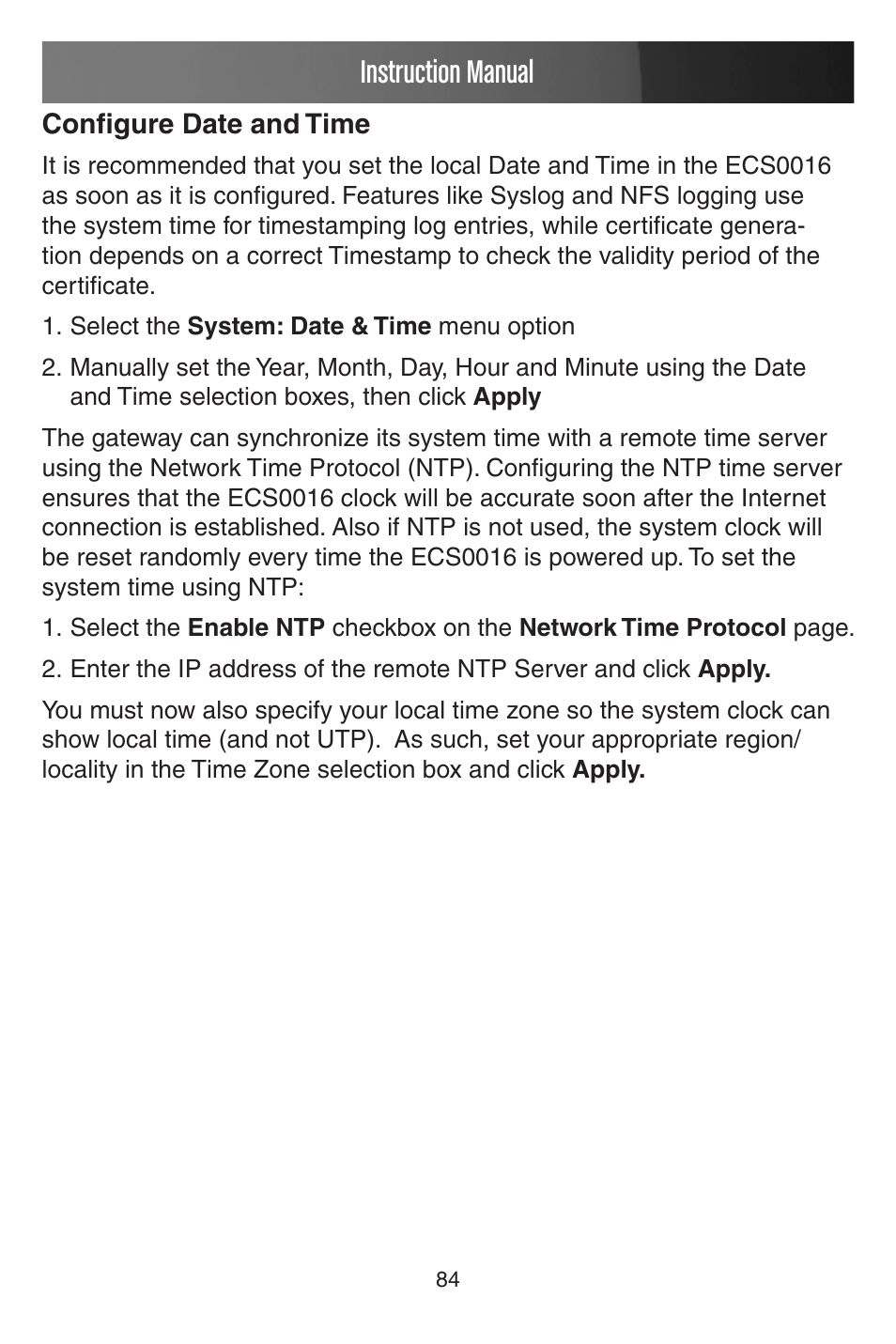 Instruction manual | StarTech.com CONYX ECS0016 User Manual | Page 91 / 140
