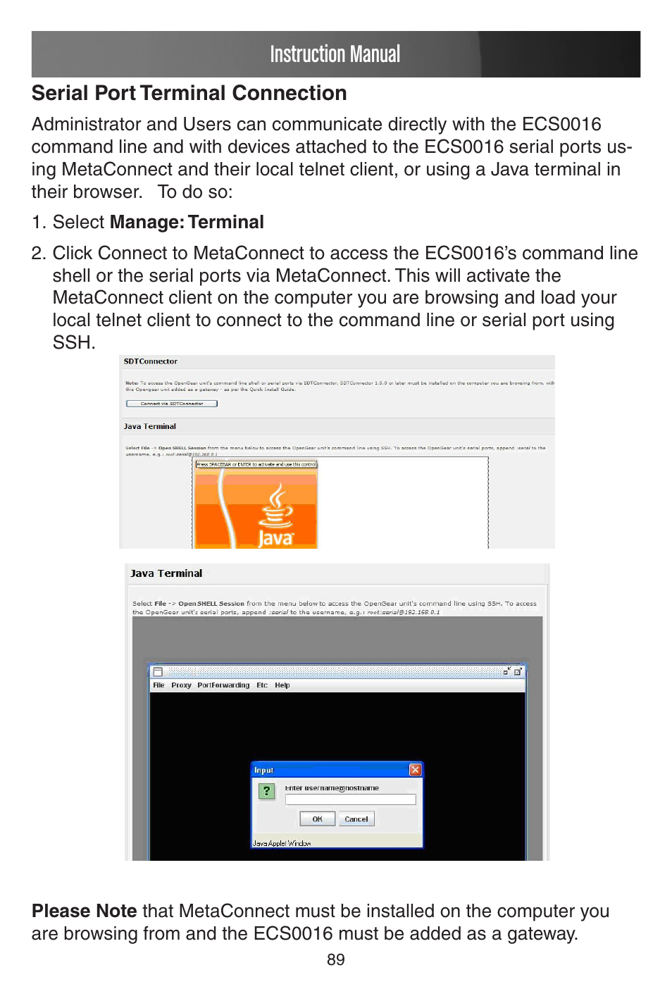 Instruction manual | StarTech.com CONYX ECS0016 User Manual | Page 96 / 140