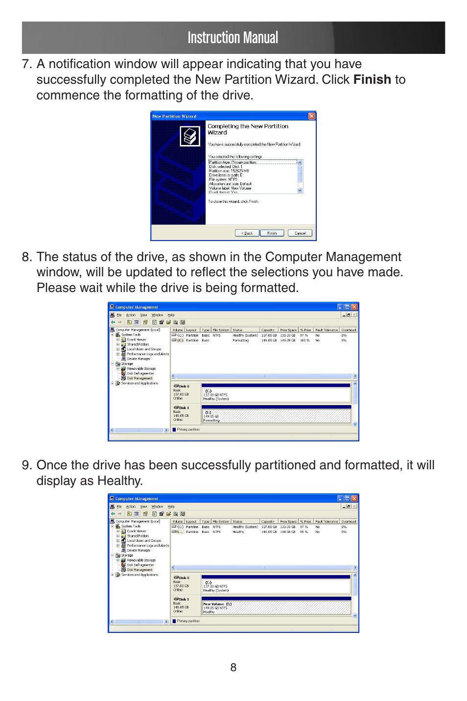 Instruction manual | StarTech.com STARTECH 2.5/3.5"SATAHD Docking Station SATADOCKU2 User Manual | Page 11 / 15