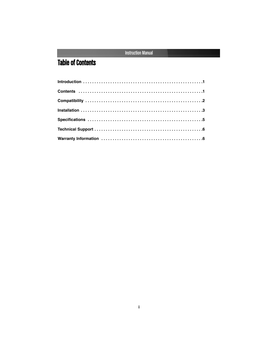 Ttaabbllee ooff ccoonntteennttss | StarTech.com ATXPW350DELL User Manual | Page 3 / 10