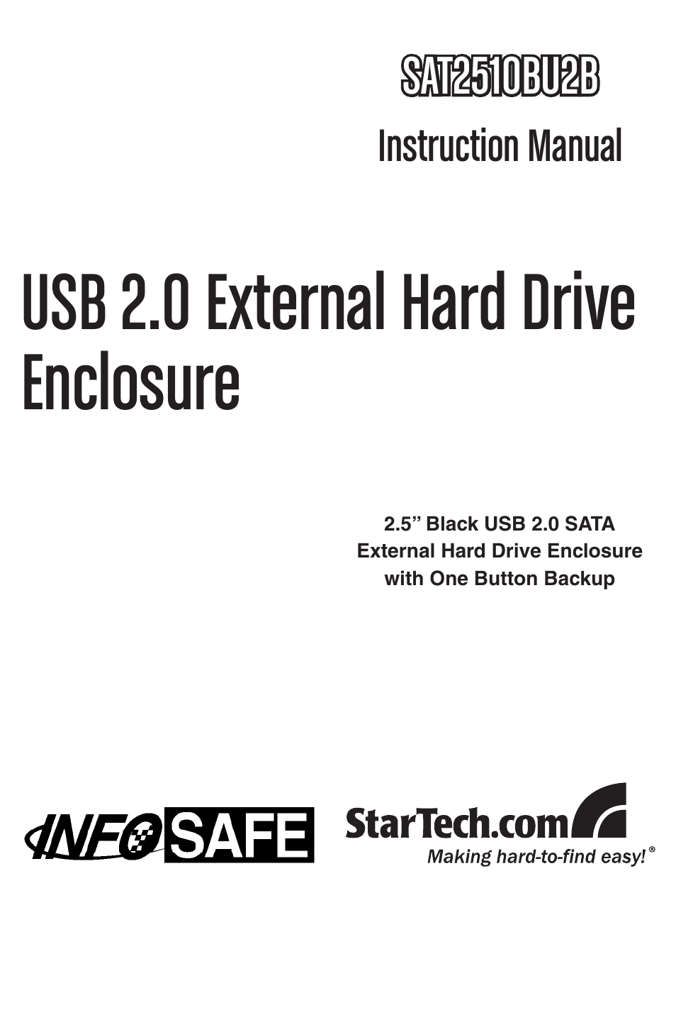 StarTech.com SAT2510BU2B User Manual | 10 pages