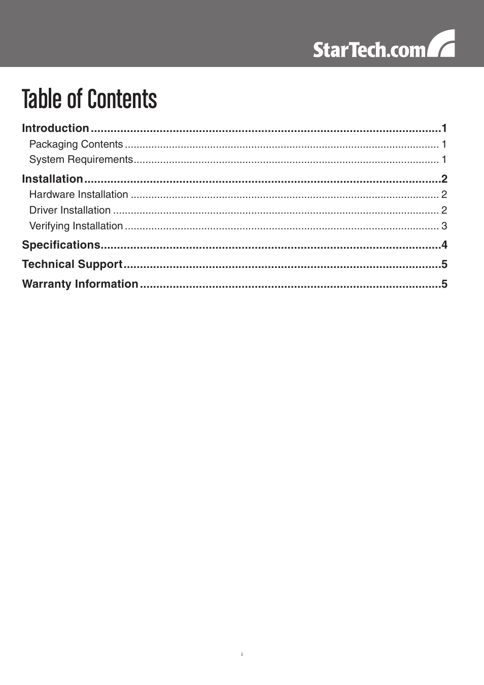 StarTech.com PEXUSB400 User Manual | Page 3 / 9