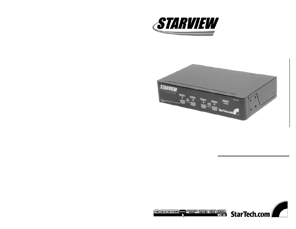 StarTech.com StarView SV431H User Manual | 12 pages