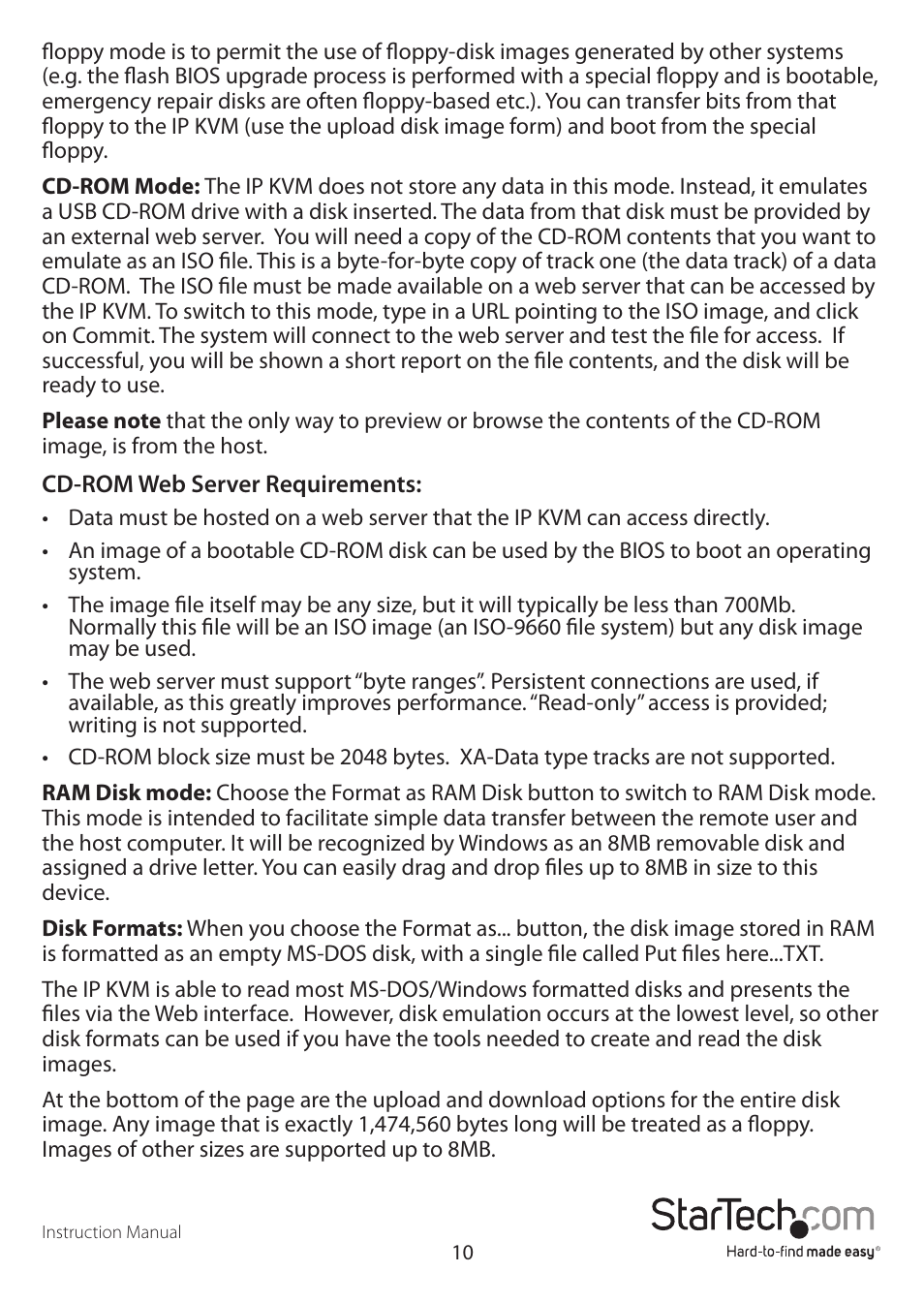 StarTech.com STARVIEW SV441DUSBI User Manual | Page 15 / 52