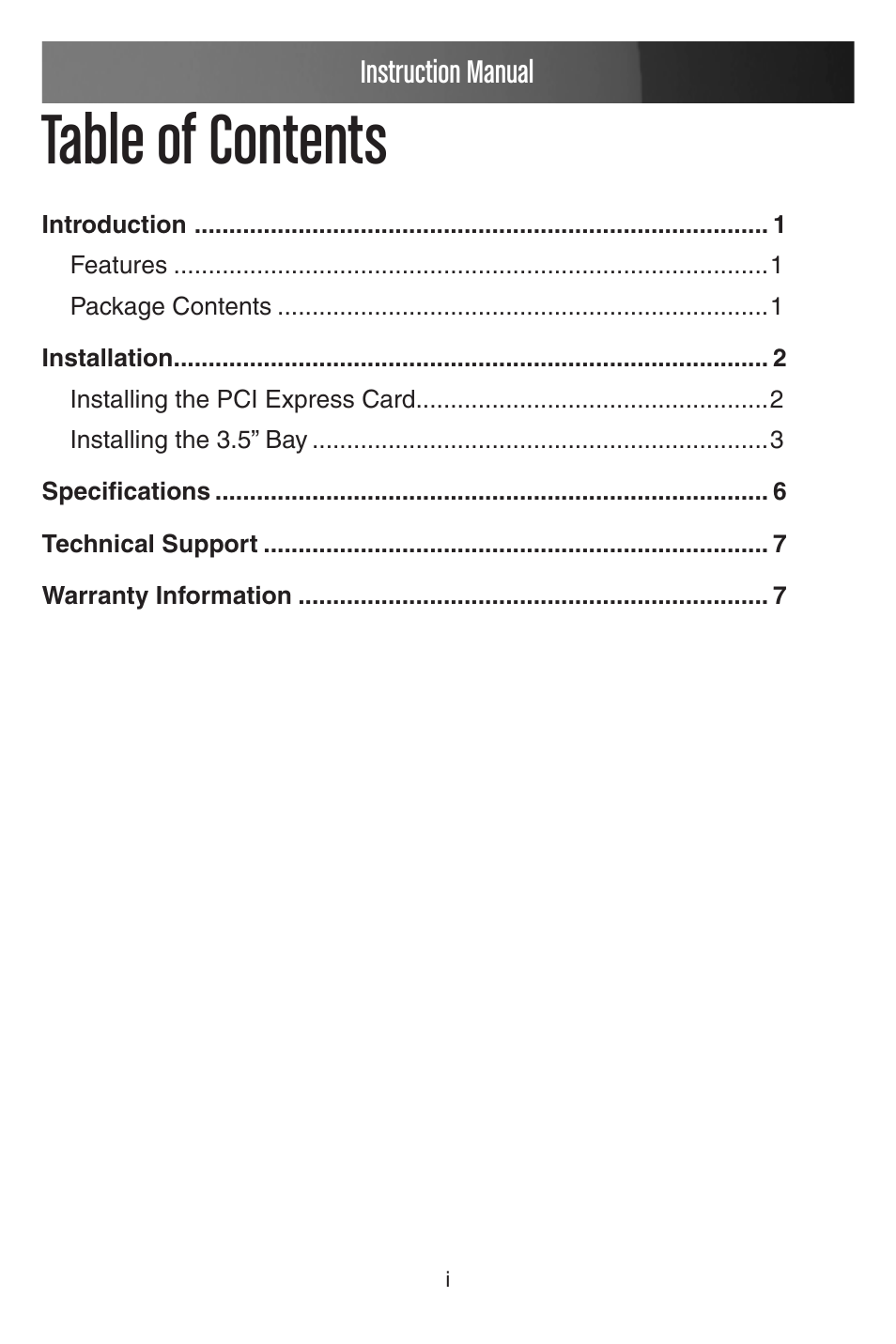 StarTech.com PEX2EC35 User Manual | Page 3 / 11