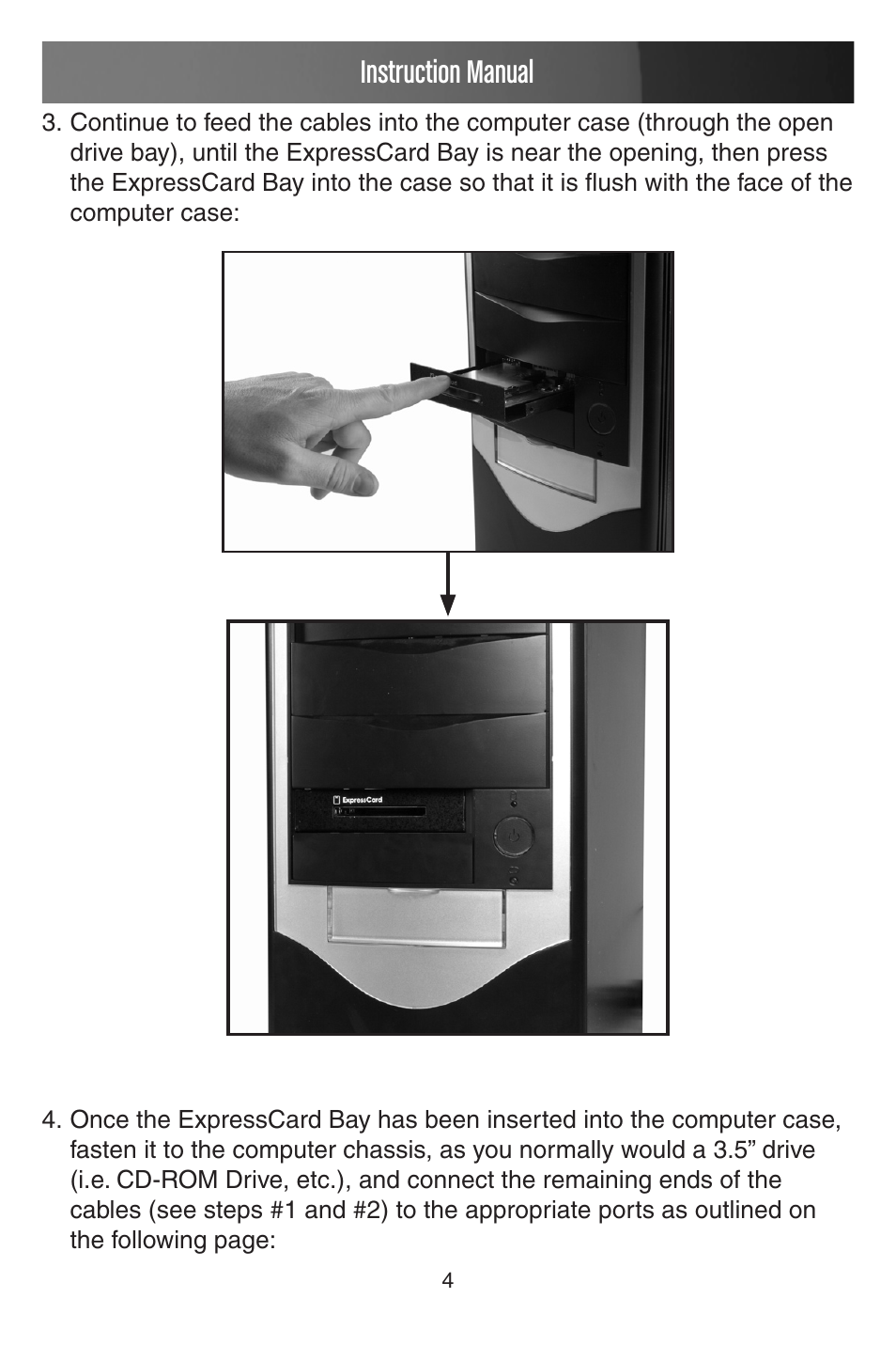 Instruction manual | StarTech.com PEX2EC35 User Manual | Page 7 / 11