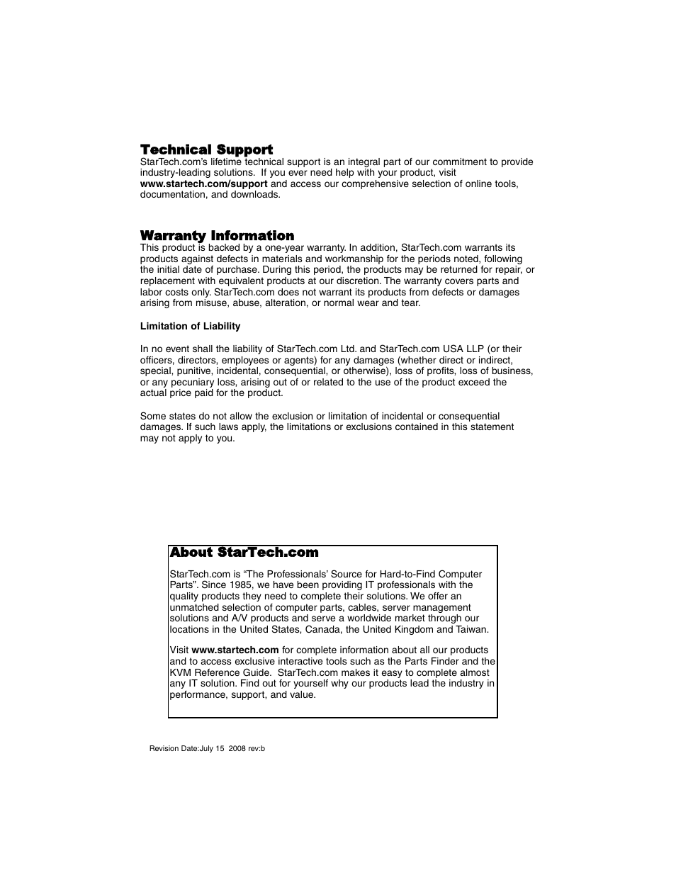 StarTech.com PCISOUND5CH User Manual | Page 10 / 10