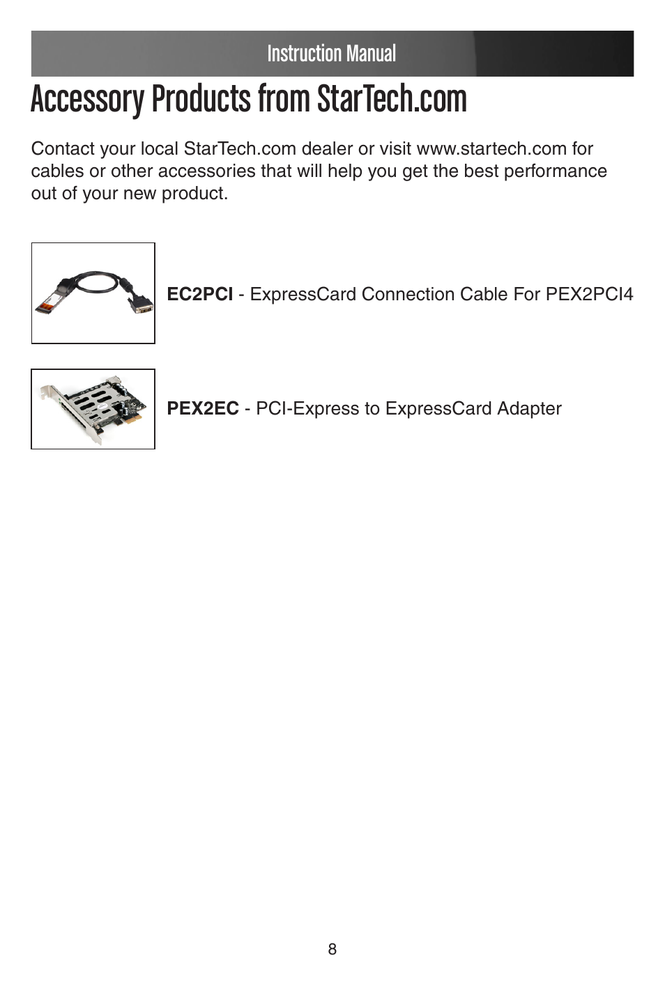 StarTech.com PCI EXPANSION BAY PEX2PCI4 User Manual | Page 11 / 13