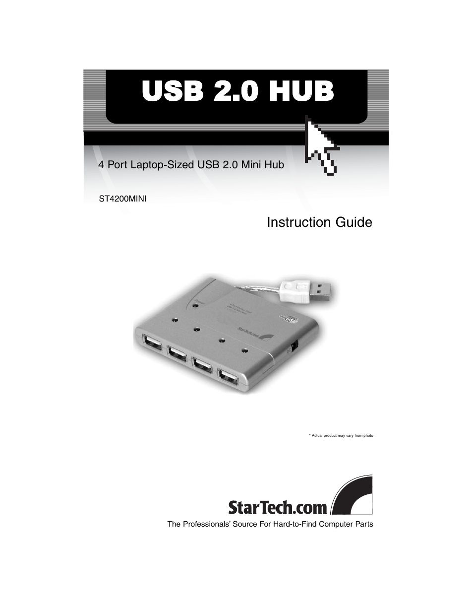 StarTech.com ST4200MINI User Manual | 8 pages