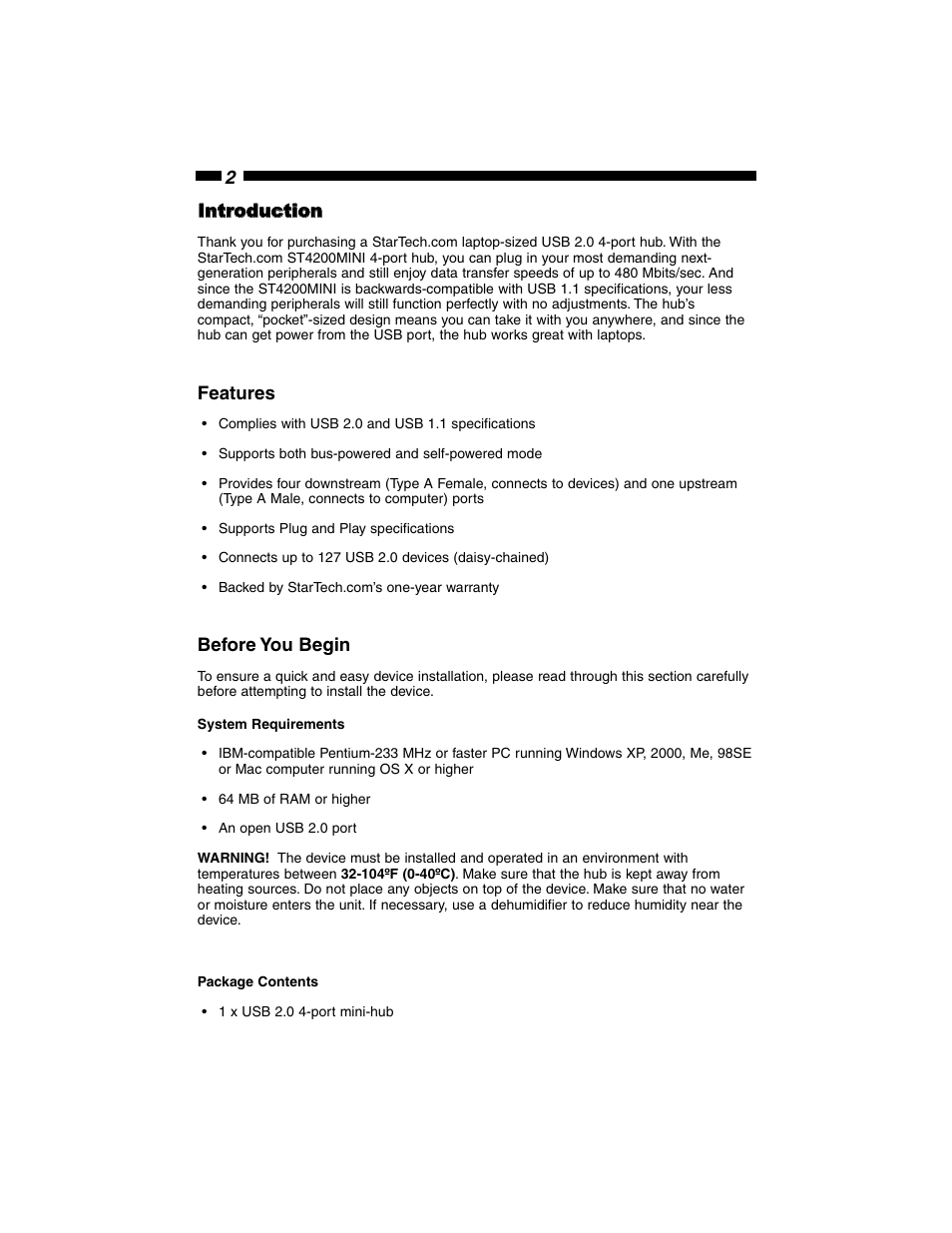 StarTech.com ST4200MINI User Manual | Page 4 / 8