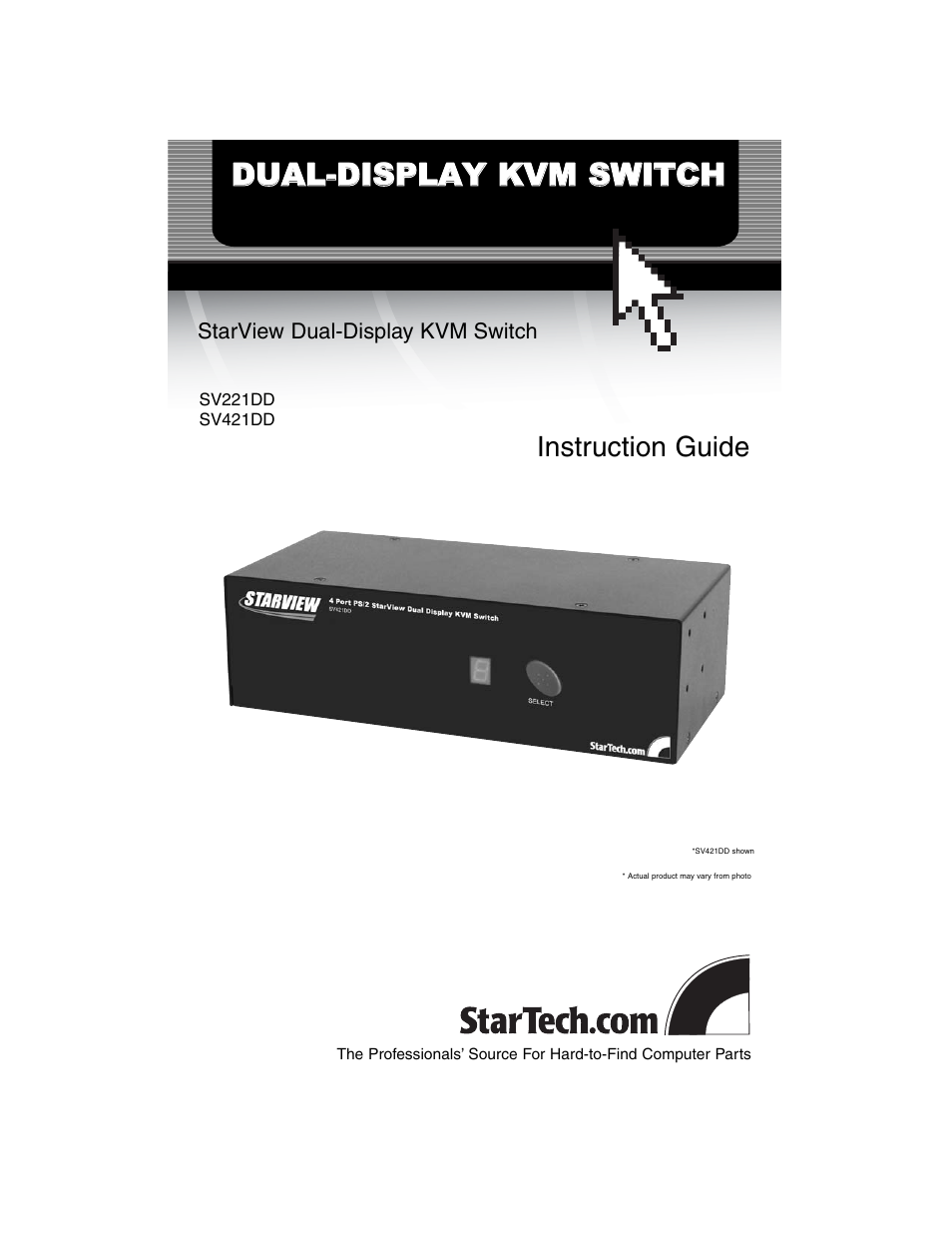StarTech.com SV421DD User Manual | 8 pages