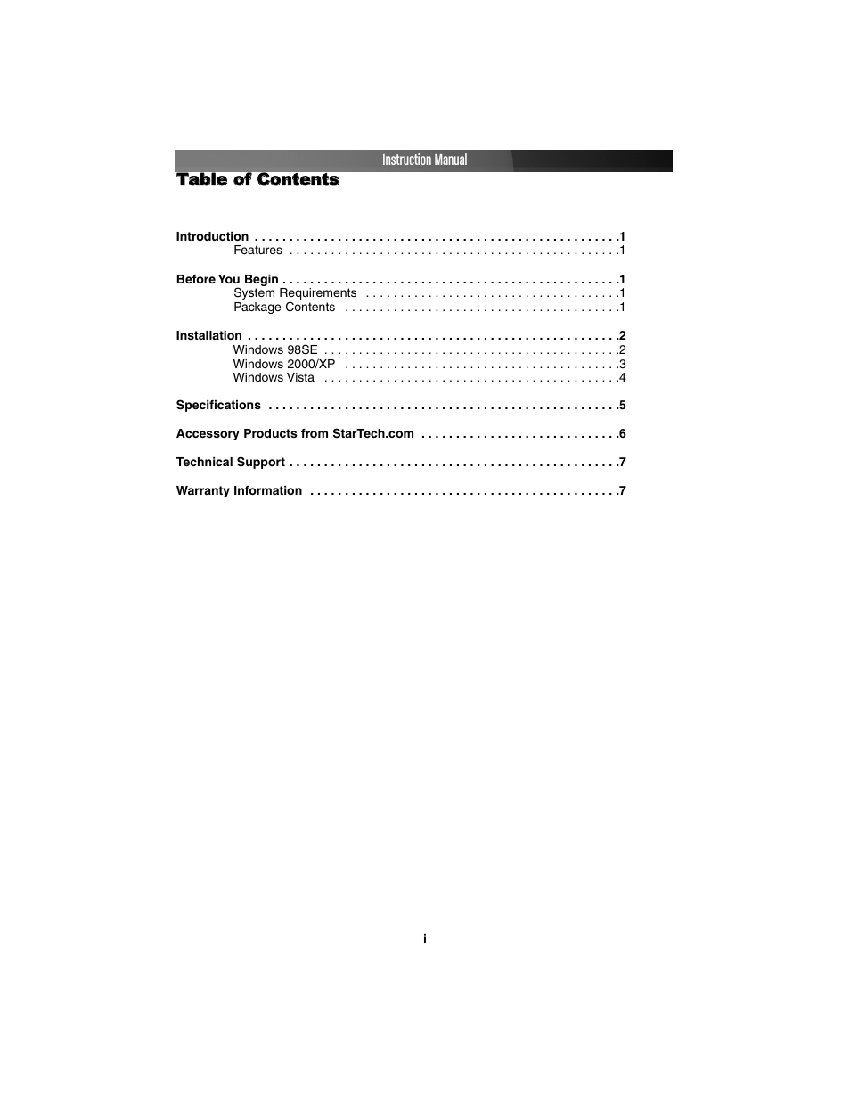 StarTech.com ST7202USB User Manual | Page 3 / 11