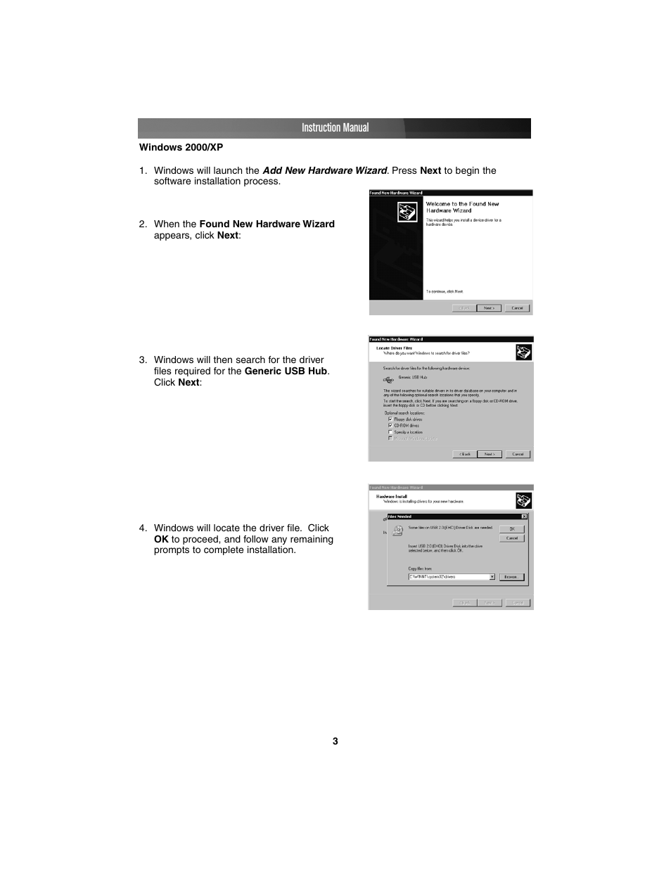 Instruction manual | StarTech.com ST7202USB User Manual | Page 6 / 11