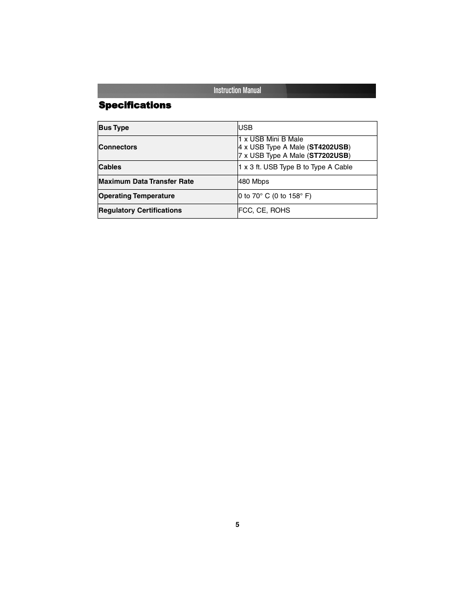 StarTech.com ST7202USB User Manual | Page 8 / 11