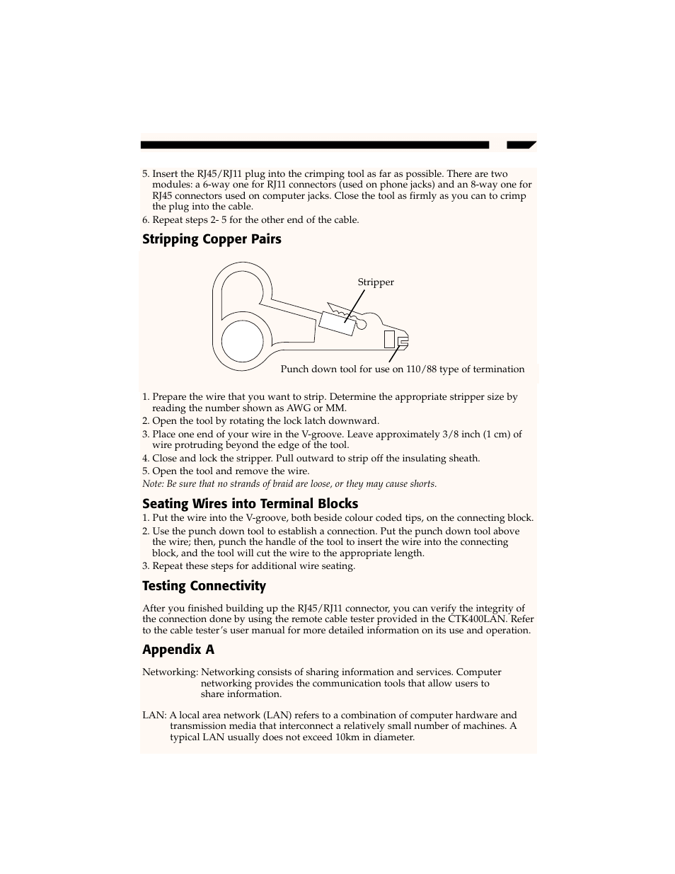 StarTech.com CTK400LAN User Manual | Page 3 / 9