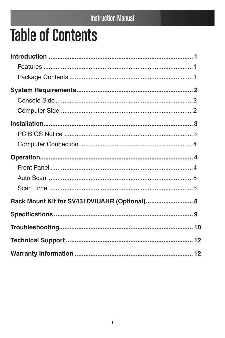StarTech.com STARVIEW SV431DVIUAHR User Manual | Page 3 / 16