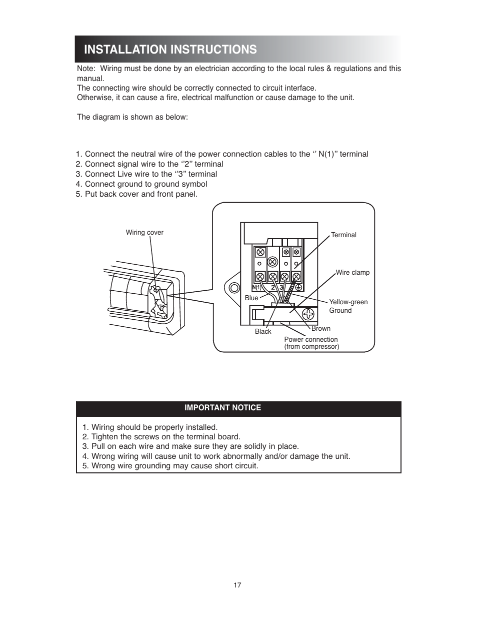 Installation instructions | Sunrise Global 13-05024 User Manual | Page 18 / 24