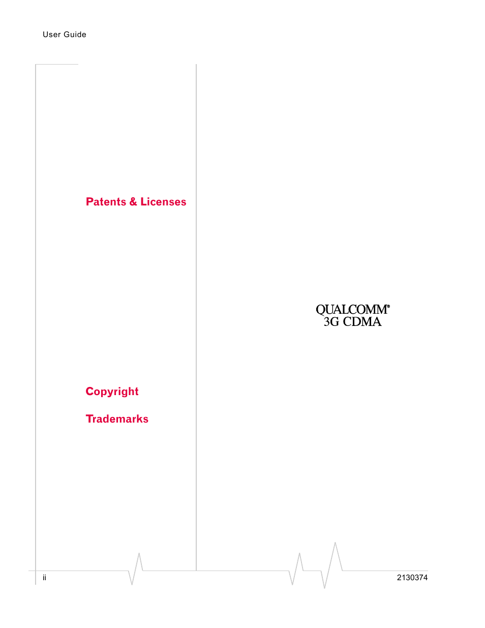 Patents & licenses, Copyright, Trademarks | Standers 580 User Manual | Page 4 / 62
