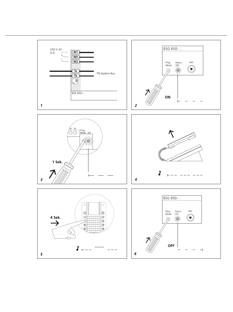 SSS SIEDLE BSE 650-0 User Manual | Page 3 / 9