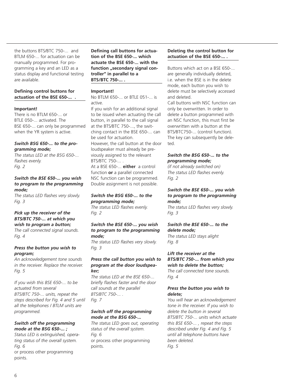 SSS SIEDLE BSE 650-0 User Manual | Page 7 / 9