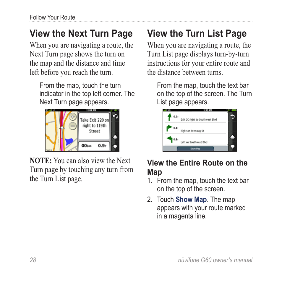 View the next turn page, View the turn list page | Asus G60 User Manual | Page 36 / 100