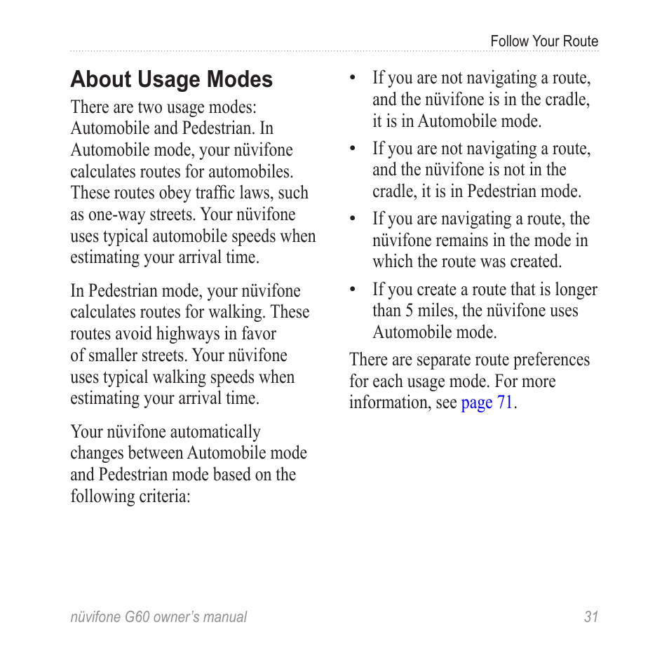 About usage modes | Asus G60 User Manual | Page 39 / 100