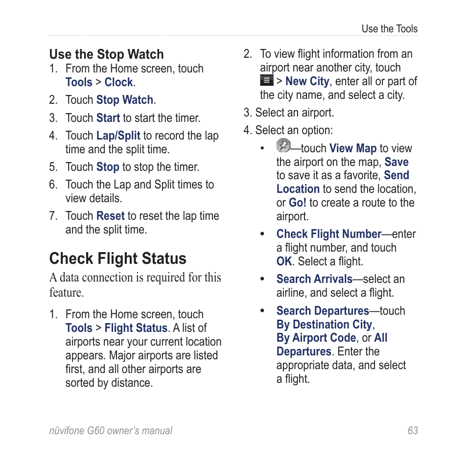 Check flight status | Asus G60 User Manual | Page 71 / 100