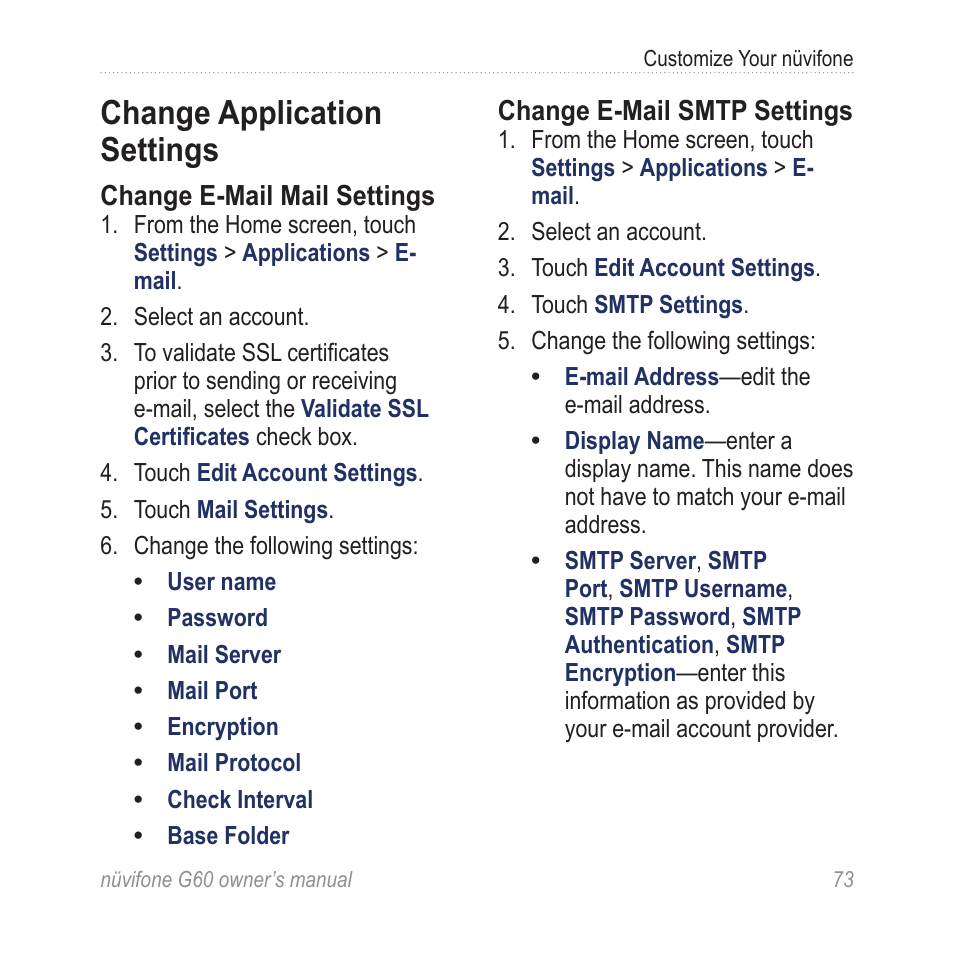 Change application settings | Asus G60 User Manual | Page 81 / 100