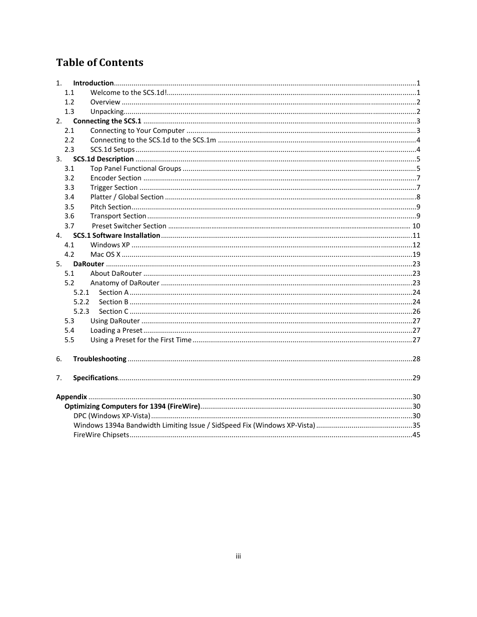 Stanton Deck Control Surface SCS.1d User Manual | Page 3 / 51