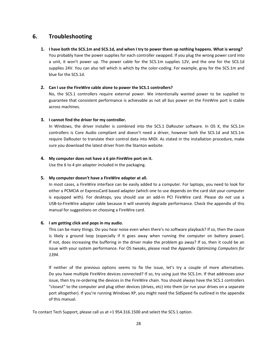 Troubleshooting, Specifications | Stanton Deck Control Surface SCS.1d User Manual | Page 31 / 51