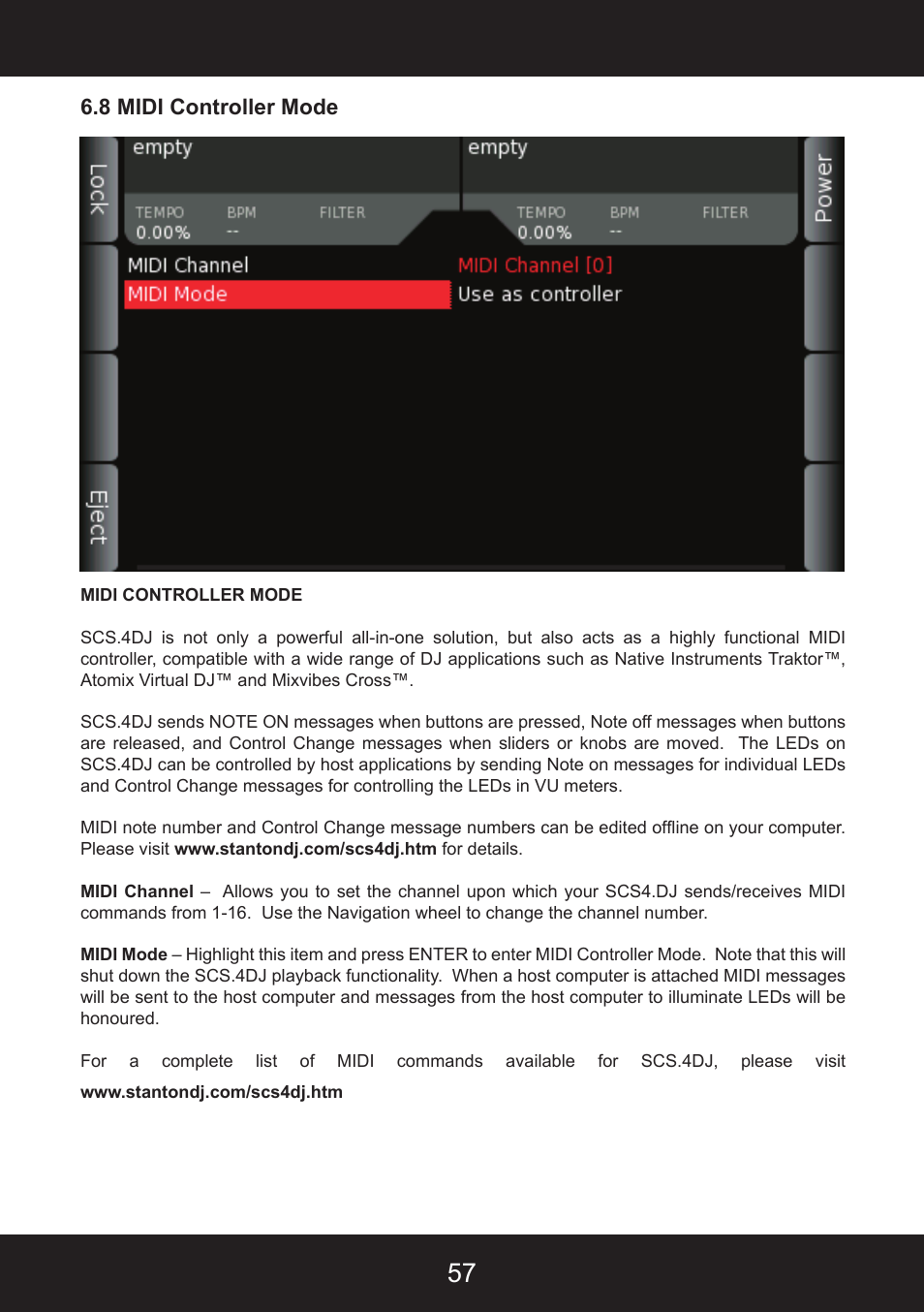 Stanton SCS.4DJ User Manual | Page 56 / 64