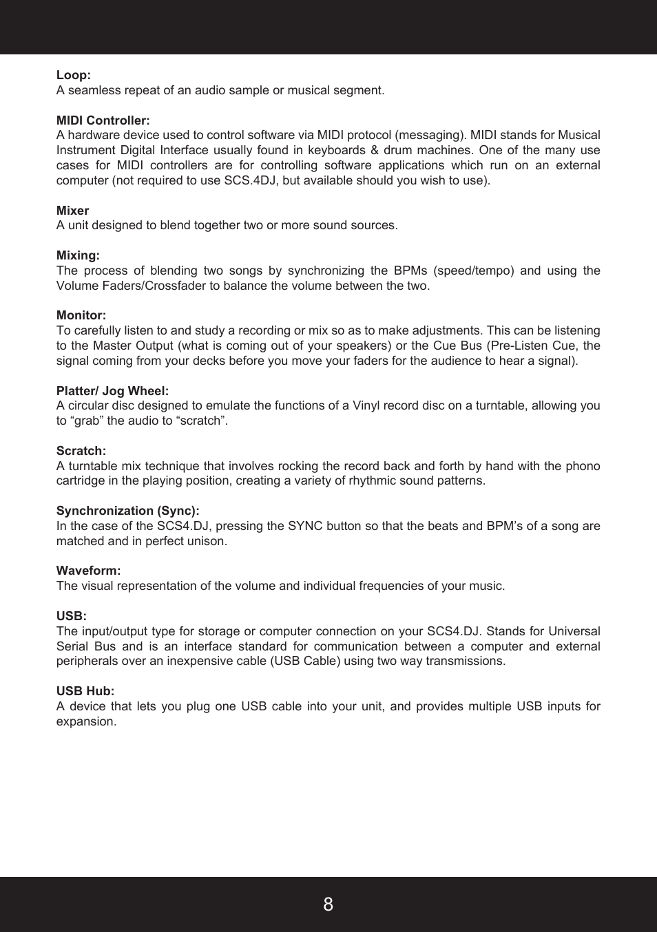 Stanton SCS.4DJ User Manual | Page 7 / 64