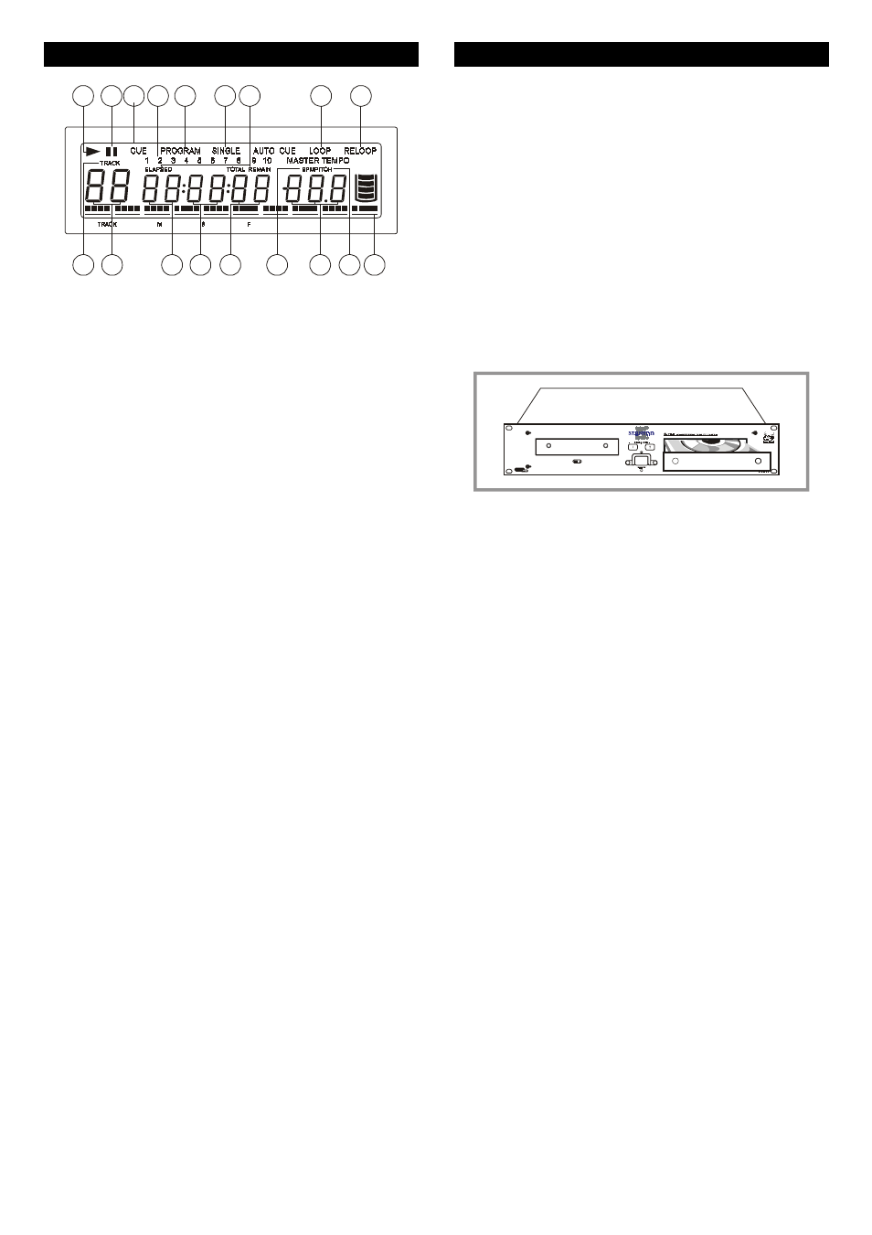 Lcd display, Operating instructions | Stanton S-700 User Manual | Page 7 / 10