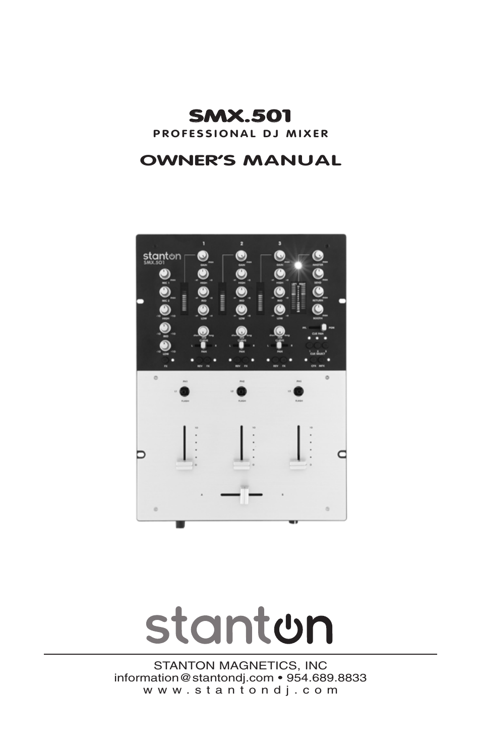 Stanton SMX.501 User Manual | 12 pages