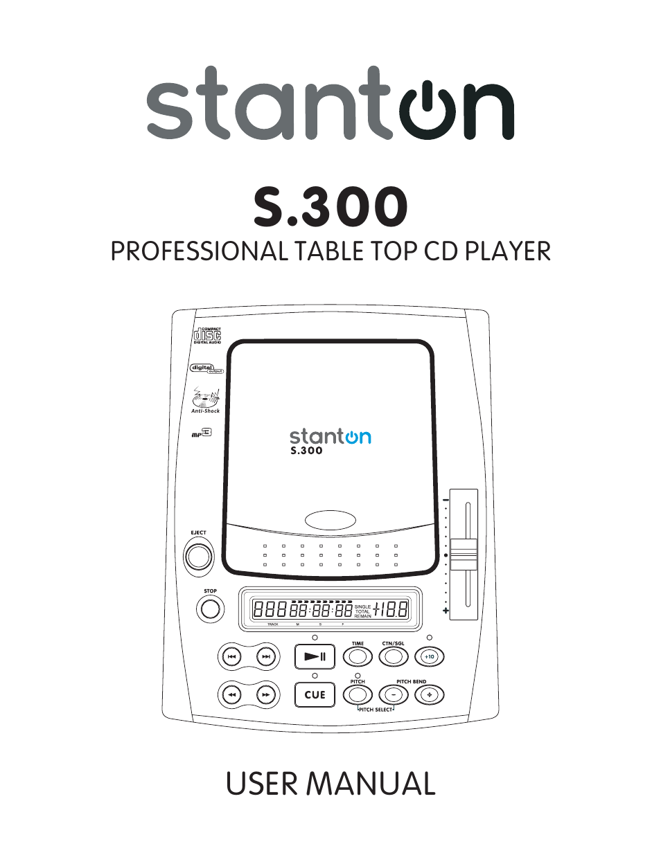 Stanton S.300 User Manual | 10 pages