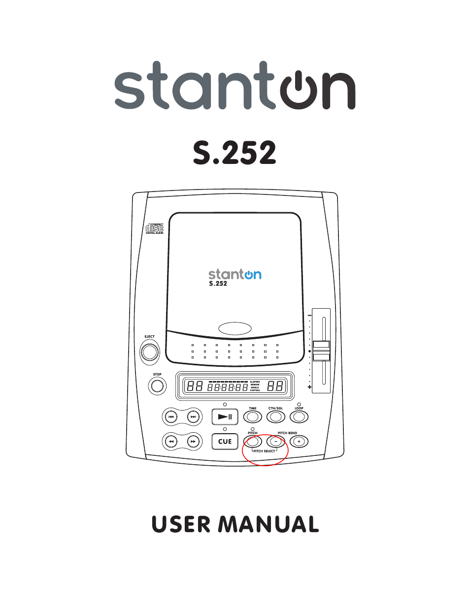 Stanton S.252 User Manual | 8 pages