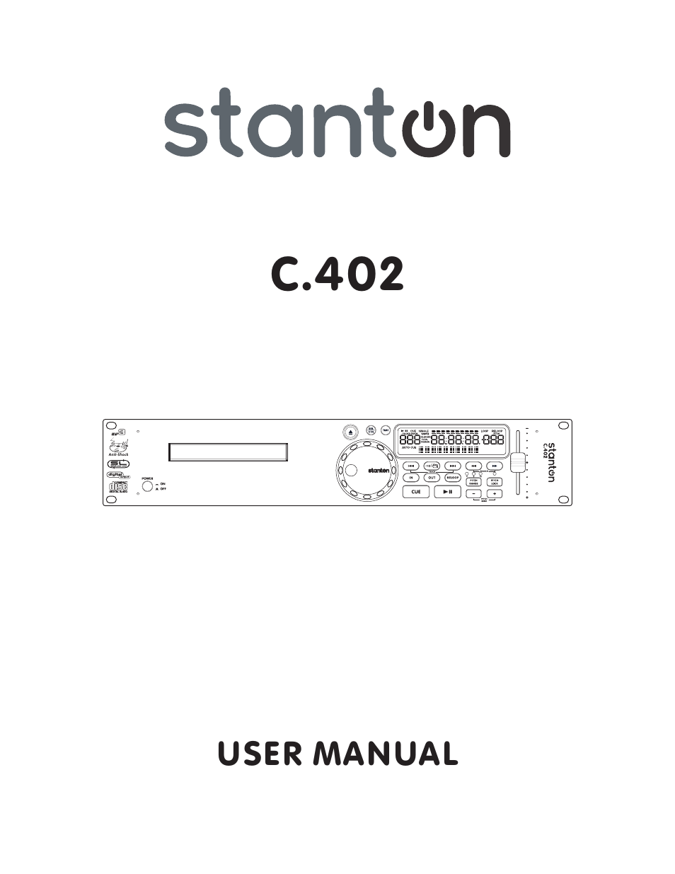 Stanton C.402 User Manual | 12 pages