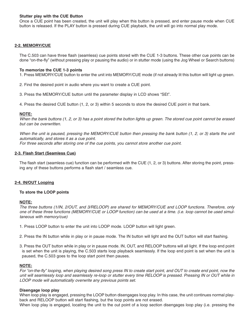 Stanton C.503 User Manual | Page 12 / 22