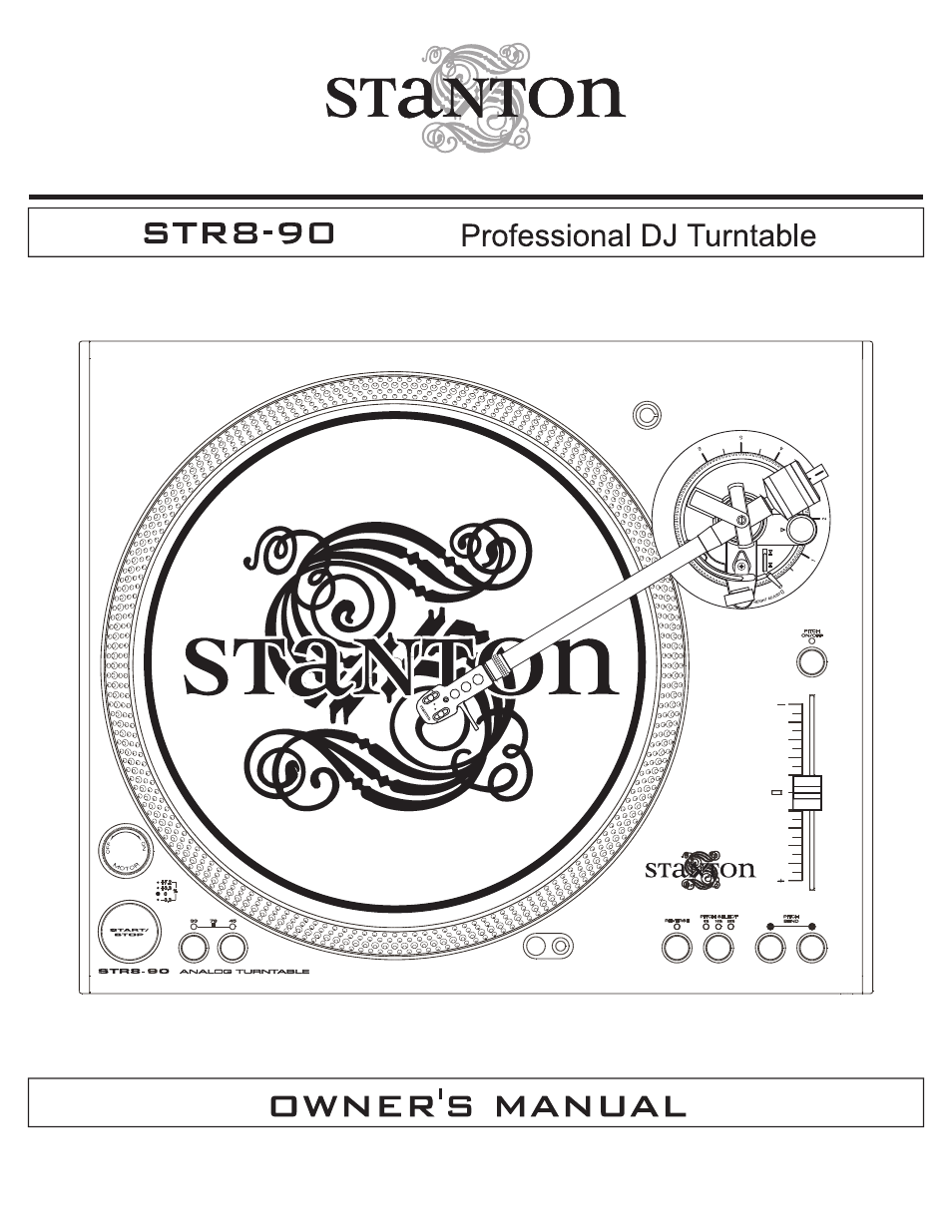 Stanton STR8-90 User Manual | 4 pages