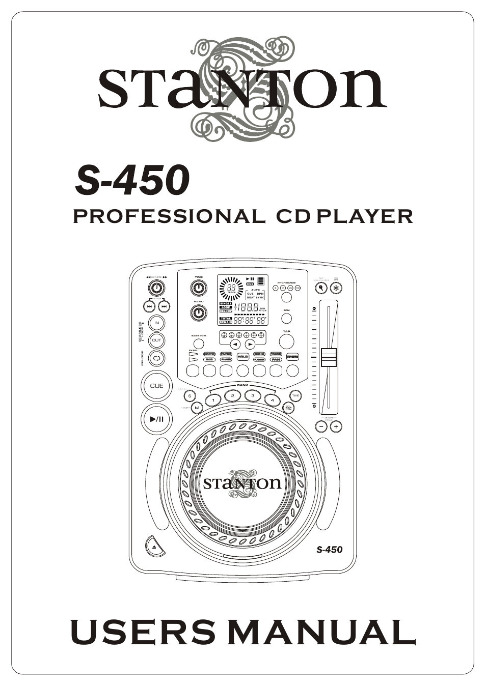 Stanton S-450 User Manual | 12 pages