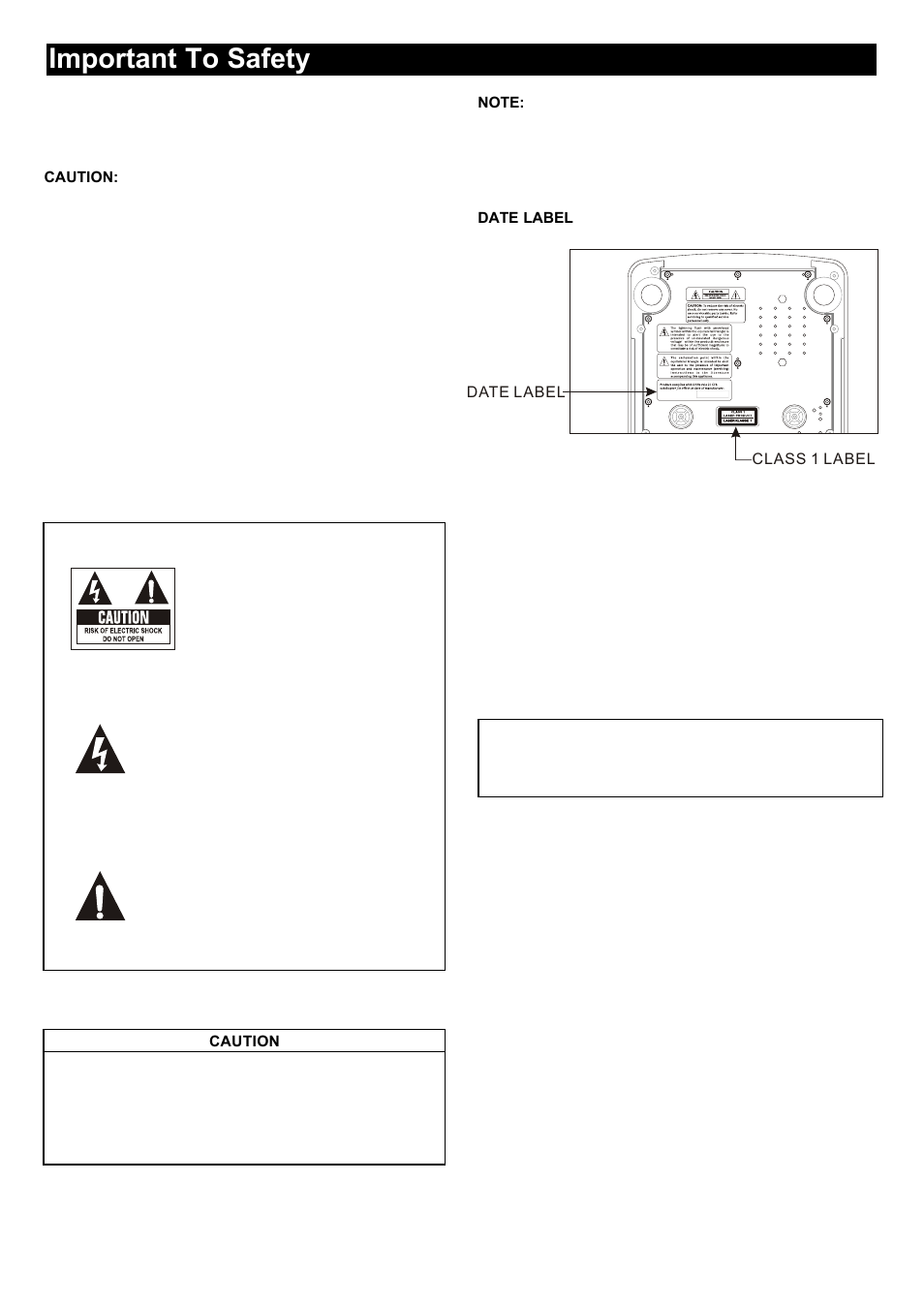 Important to safety | Stanton S-450 User Manual | Page 2 / 12