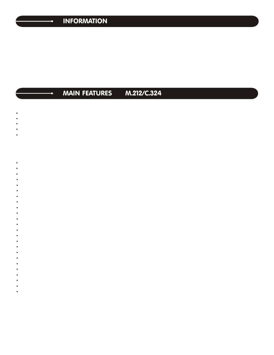Information, Main features m.212/c.324 | Stanton DIGIPAK PRO.V4 User Manual | Page 3 / 16