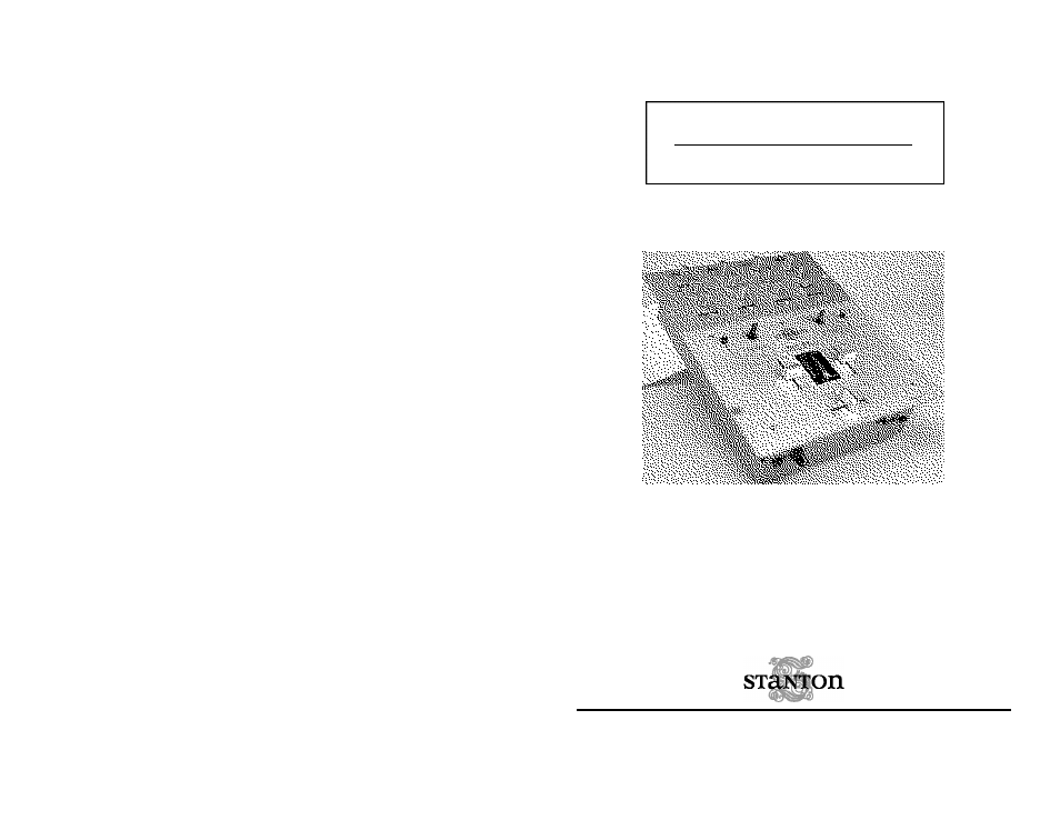Stanton SK 6F User Manual | 4 pages
