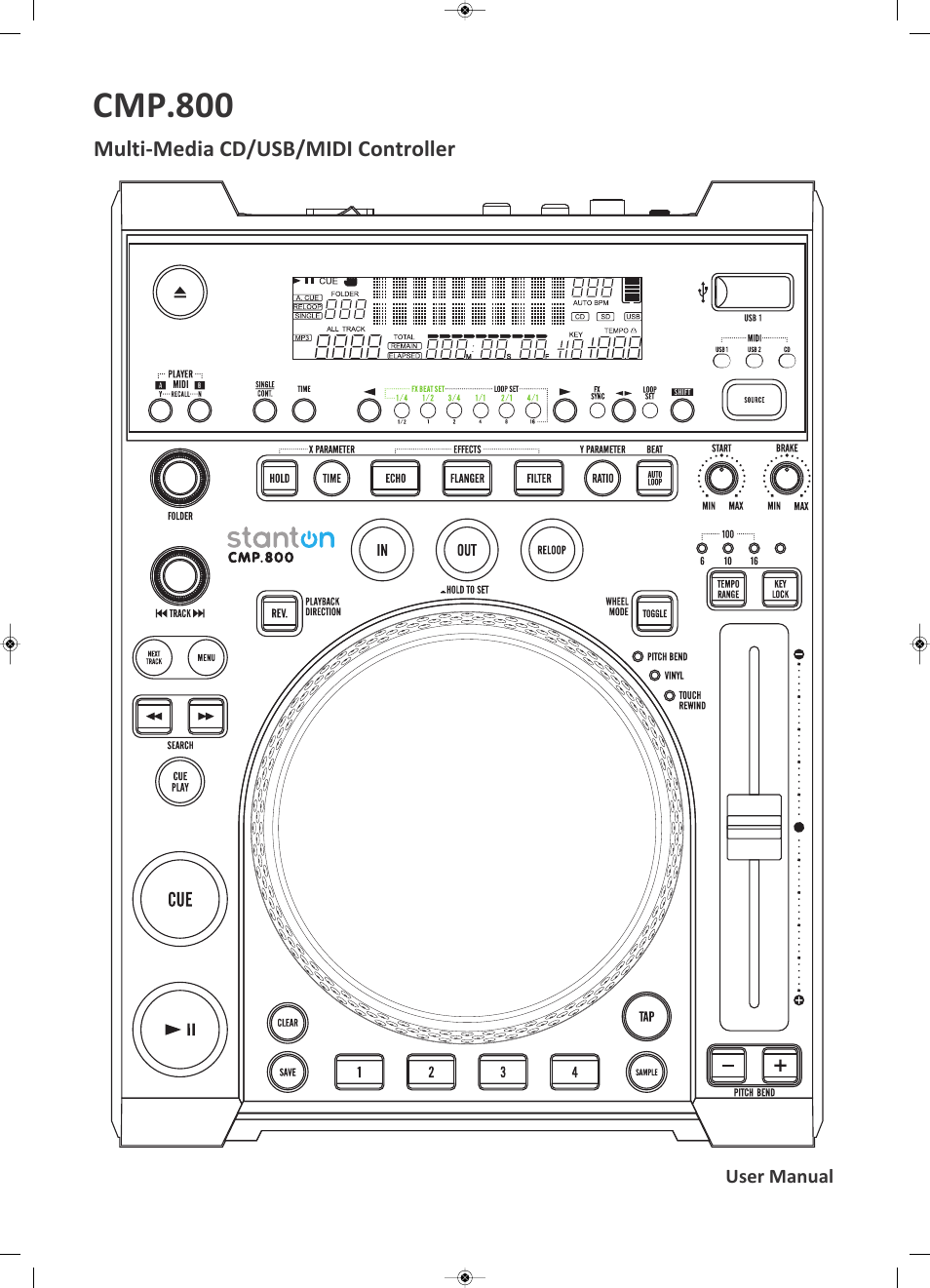 Stanton CMP.800 User Manual | 21 pages