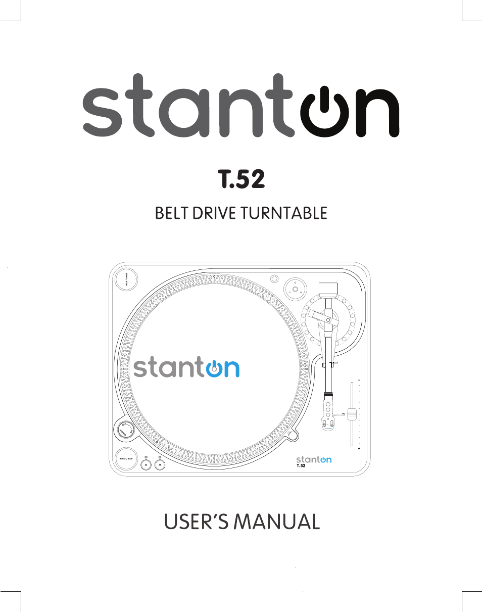 Stanton T.52 User Manual | 8 pages