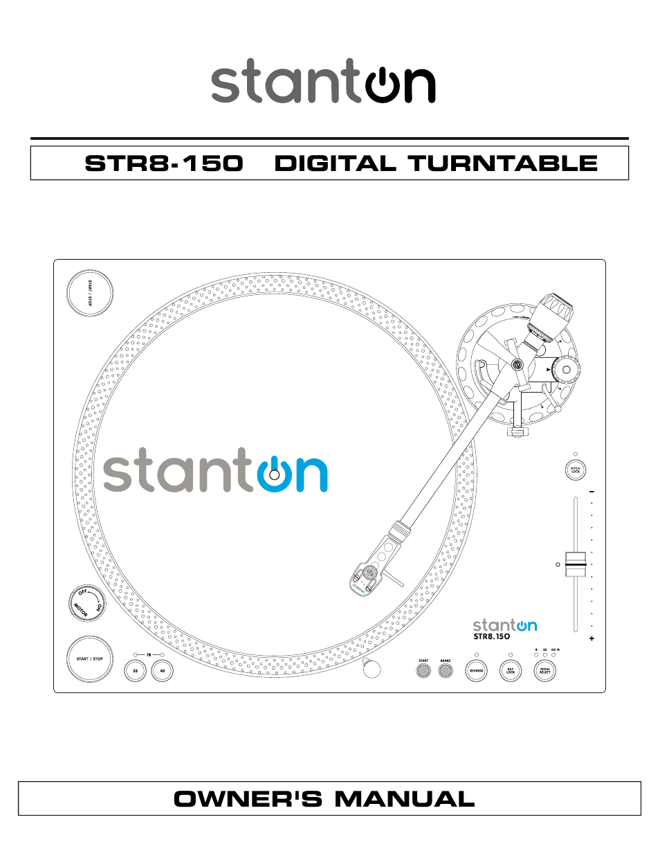 Stanton STR8-150 User Manual | 9 pages