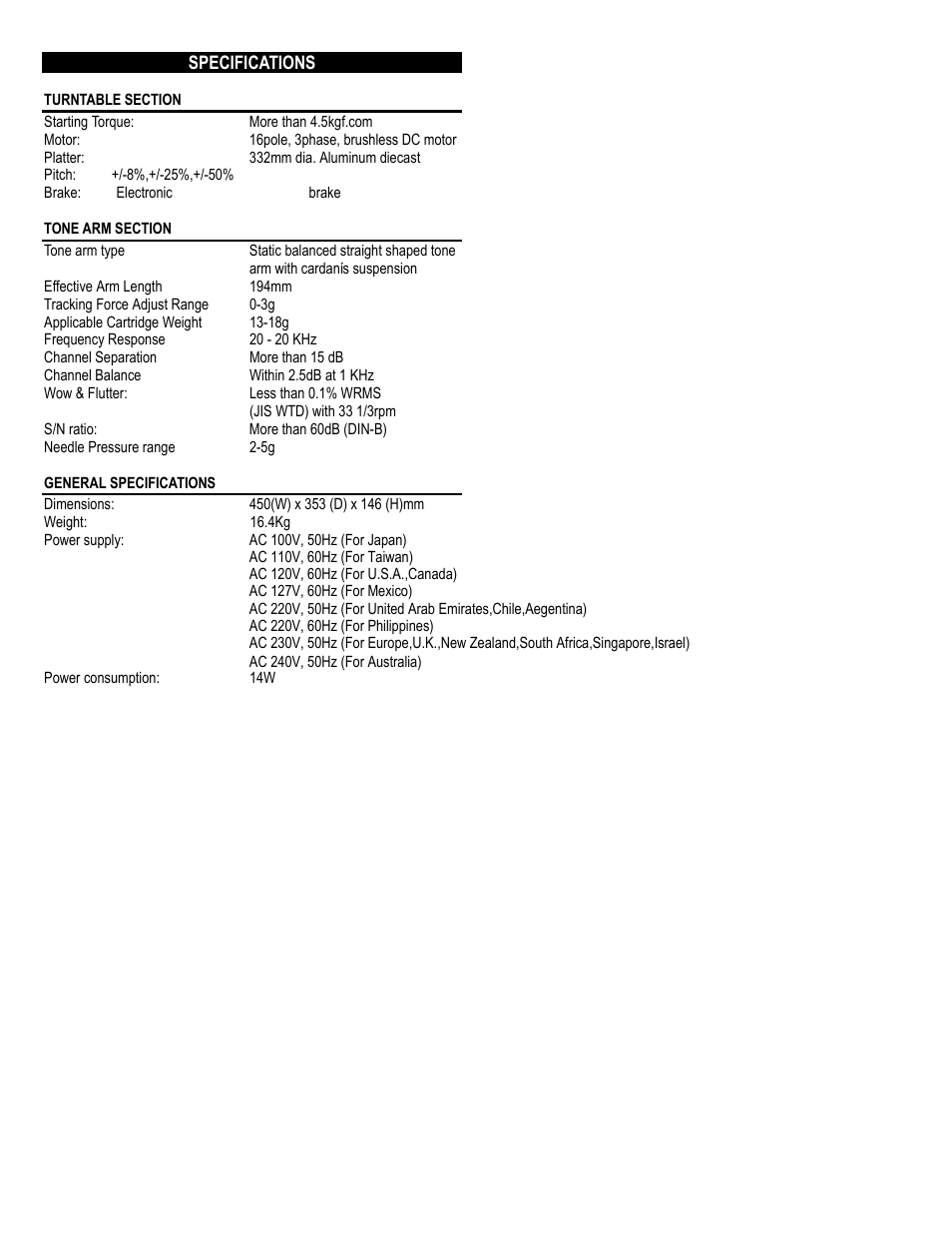 Stanton STR8-150 User Manual | Page 5 / 9