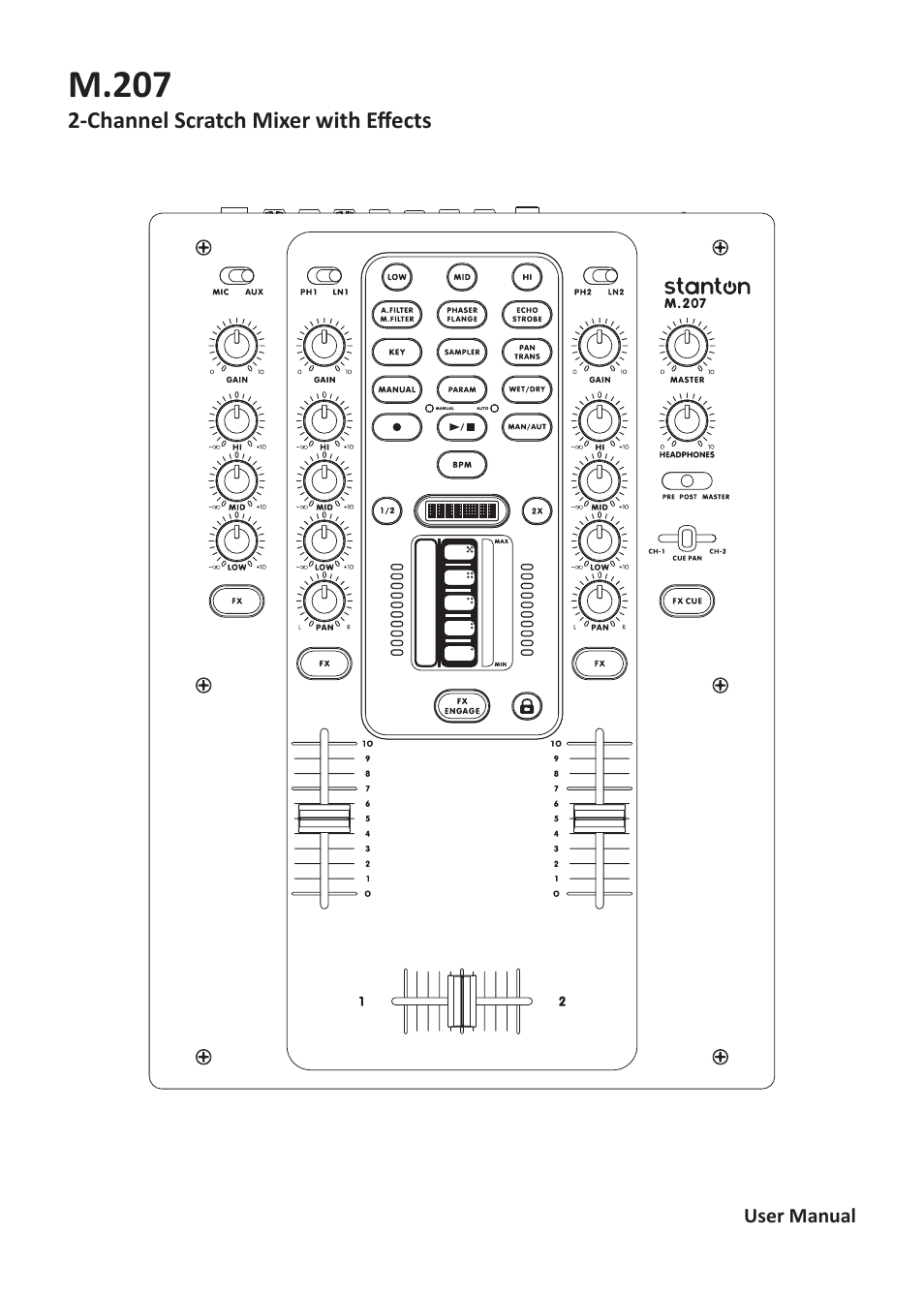 Stanton M.207 User Manual | 28 pages