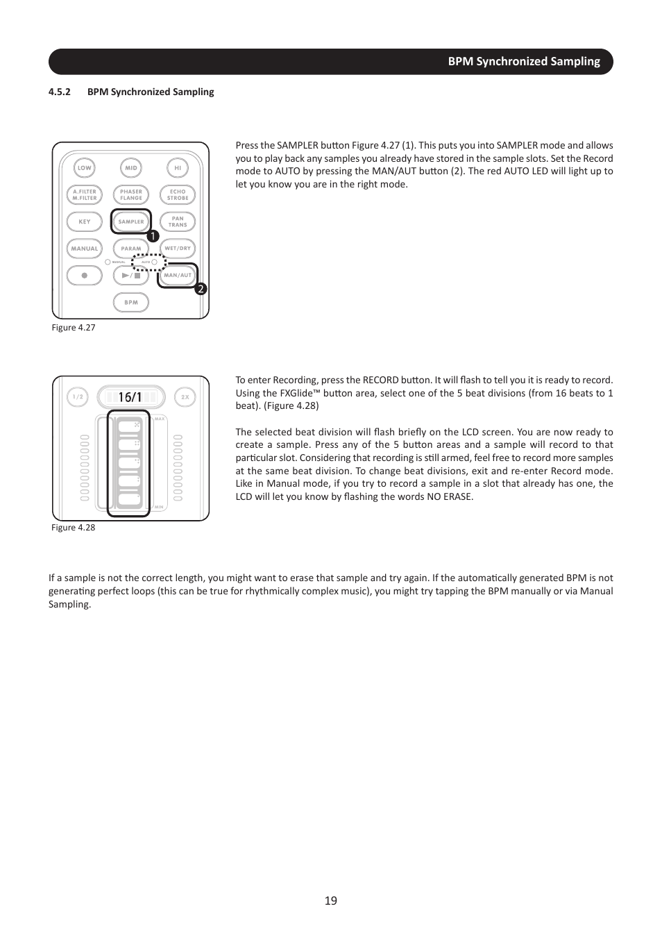2 bpm synchronized sampling | Stanton M.207 User Manual | Page 22 / 28