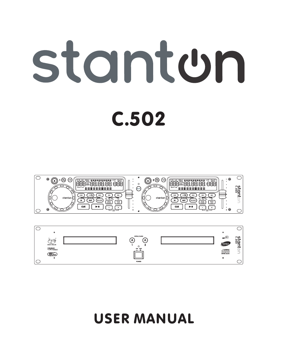 Stanton C.502 User Manual | 14 pages